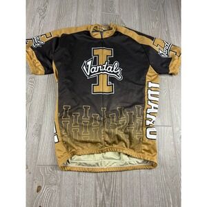 Adrenaline Promotions Idaho Vandals Cycling Jersey Mens XL Full Zip Gold Black